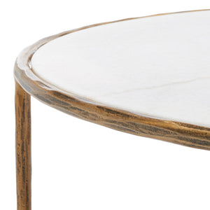 Safavieh Jessa Oval Metal Coffee Table SFV9521C