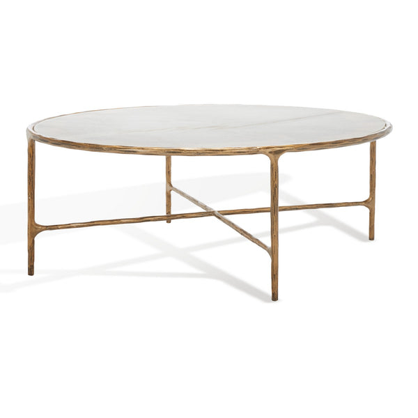 Safavieh Jessa Oval Metal Coffee Table SFV9521C