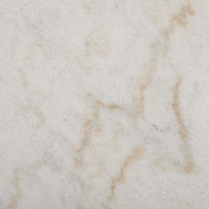 Safavieh Debbie Square Metal Accent Table Brass / White Metal / White Marble / Mdf SFV9523C