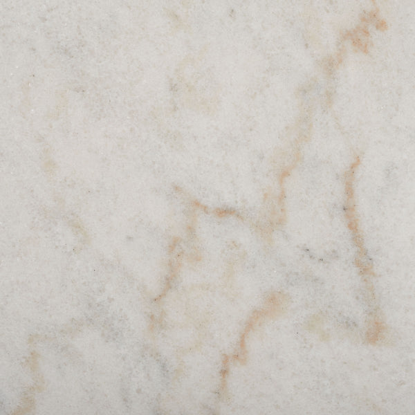 Safavieh Debbie Square Metal Accent Table Brass / White Metal / White Marble / Mdf SFV9523C