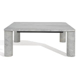 Safavieh Nicoletta Square Marble Coffee Table Light Grey Marble / Mdf / Metal SFV9700A-2BX