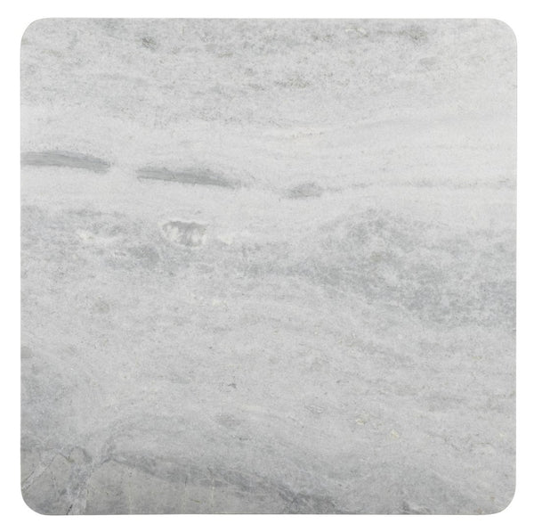 Safavieh Nicoletta Square Marble Coffee Table Light Grey Marble / Mdf / Metal SFV9700A-2BX