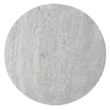 Safavieh Valentia Tall Round Marble Accent Table Light Grey Marble / Mdf  SFV9703A-2BX