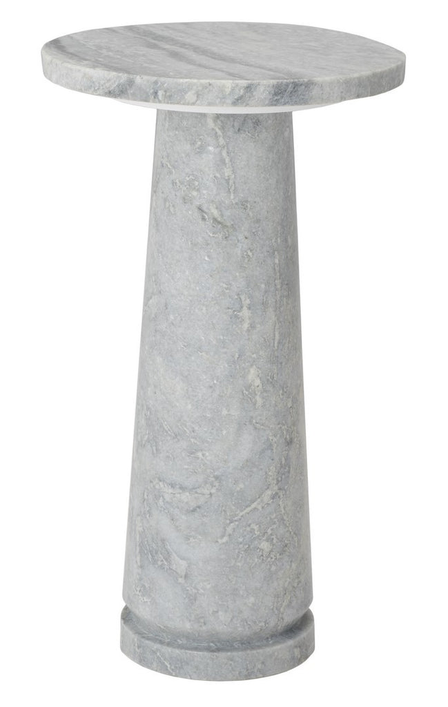 Safavieh Valentia Round Marble Accent Table Light Grey Marble / Mdf  SFV9704A
