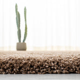 Safavieh Milan Shag Power Loomed 100% Polypropylene Pile Shag & Flokati Rug SG180-1414-9SQ