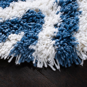 Safavieh Chevron Shag Hand Tufted Acrylic Pile Rug SG250A-4SQ