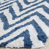 Safavieh Chevron Shag Hand Tufted Acrylic Pile Rug SG250A-4SQ