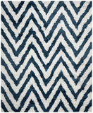 Safavieh Chevron Shag Hand Tufted Acrylic Pile Rug SG250A-4SQ