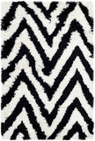 Safavieh Chevron Shag Hand Tufted Acrylic Pile Rug SG250B-3