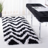 Safavieh Chevron Shag Hand Tufted Acrylic Pile Rug SG250B-3