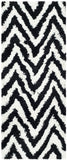 Safavieh Chevron Shag Hand Tufted Acrylic Pile Rug SG250B-3