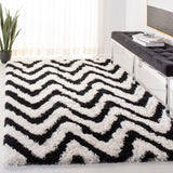 Safavieh Chevron Shag Hand Tufted Acrylic Pile Rug SG250B-3