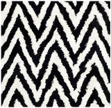 Safavieh Chevron Shag Hand Tufted Acrylic Pile Rug SG250B-3