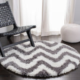 Safavieh Chevron Shag Hand Tufted Acrylic Pile Rug SG250C-4R