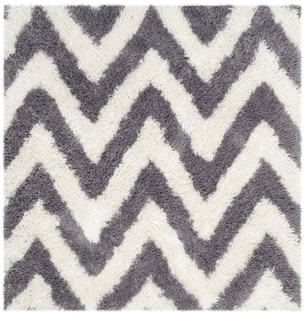 Safavieh Chevron Shag Hand Tufted Acrylic Pile Rug SG250C-4SQ