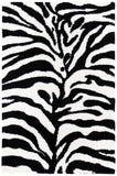 Safavieh Zebra Shag Power Loomed Polypropylene Pile Shag Rug SG452-1290-3