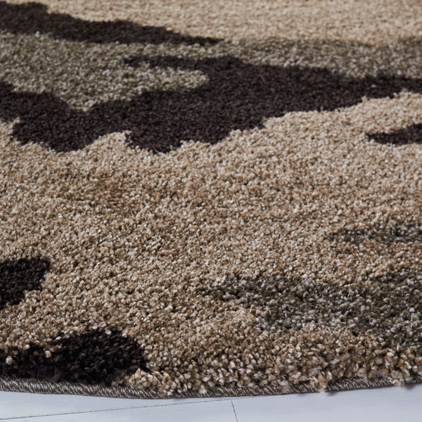 Safavieh Camouflage Shag Power Loomed Polypropylene Pile Shag Rug SG453-1391-29