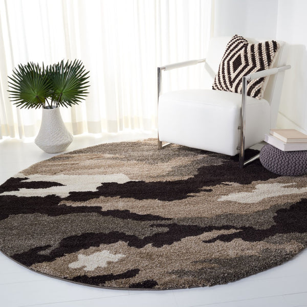 Safavieh Camouflage Shag Power Loomed Polypropylene Pile Shag Rug SG453-1391-29