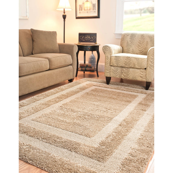 Safavieh Shadow Box Shag Power Loomed Polypropylene Pile Shag Rug SG454-1313-4SQ