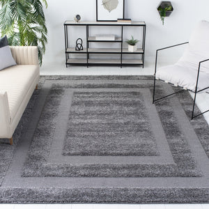 Safavieh Shadow Box Shag Power Loomed Polypropylene Pile Shag Rug SG454-8080-4SQ