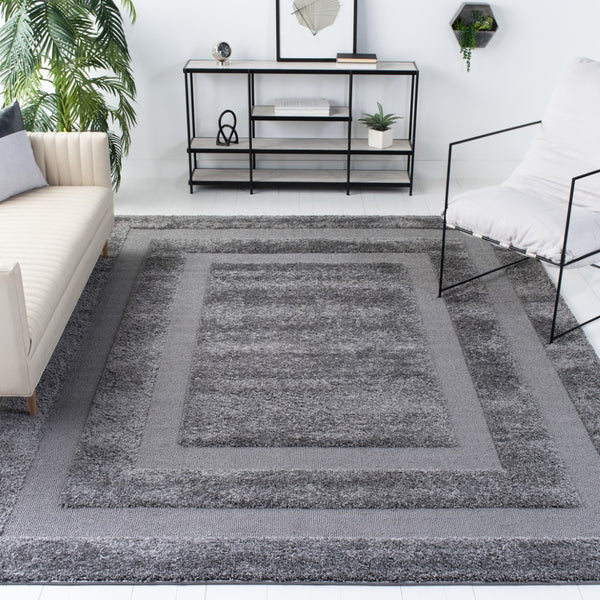 Safavieh Shadow Box Shag Power Loomed Polypropylene Pile Shag Rug SG454-8080-4SQ