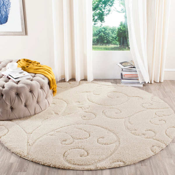 Safavieh Florida Shag Power Loomed Polypropylene Pile Shag Rug SG455-1111-11SQ