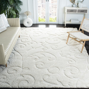 Safavieh Florida Shag Power Loomed Polypropylene Pile Shag Rug SG455-1111-11SQ