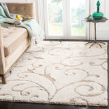 Safavieh Florida Shag Power Loomed Polypropylene Pile Shag Rug SG455-1113-11SQ