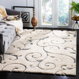 Safavieh Florida Shag Power Loomed 100% Polypropylene Shag Rug SG455-1155-9SQ