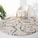 Safavieh Florida Shag Power Loomed Polypropylene Pile Shag Rug SG455-1155-5SQ