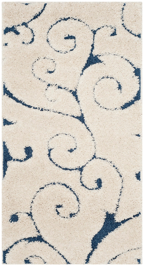 Safavieh Florida Shag Power Loomed 100% Polypropylene Shag Rug SG455-1165-8SQ