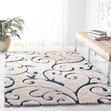 Safavieh Florida Shag Power Loomed 100% Polypropylene Shag Rug SG455-1165-8SQ