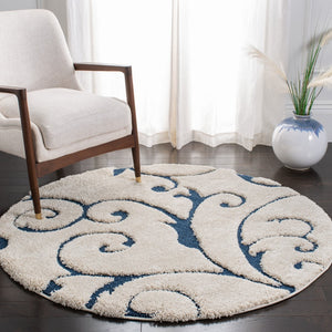 Safavieh Florida Shag Power Loomed 100% Polypropylene Shag Rug SG455-1165-8SQ