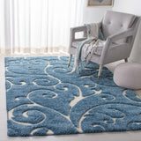 Safavieh Florida Shag Power Loomed Polypropylene Pile Shag Rug SG455-6011-5SQ