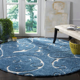 Safavieh Florida Shag Power Loomed Polypropylene Pile Shag Rug SG455-6011-5SQ