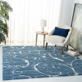 Safavieh Florida Shag Power Loomed 100% Polypropylene Shag Rug SG455-6011-9SQ