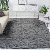 Safavieh Florida Shag Power Loomed Polypropylene Pile Shag Rug SG455-8013-9SQ