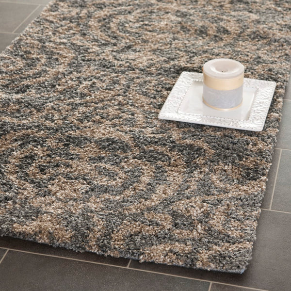 Safavieh Florida Shag Power Loomed Polypropylene Pile Shag Rug SG462-8013-4R