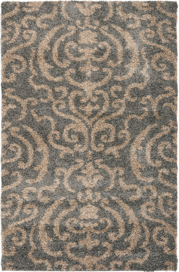 Safavieh Florida Shag Power Loomed Polypropylene Pile Shag Rug SG462-8013-4R