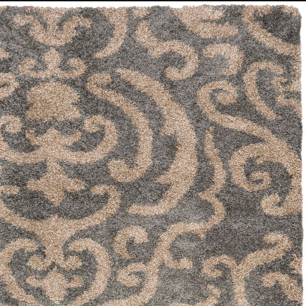 Safavieh Florida Shag Power Loomed Polypropylene Pile Shag Rug SG462-8013-4R