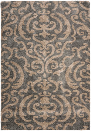 Safavieh Florida Shag Power Loomed Polypropylene Pile Shag Rug SG462-8013-4R