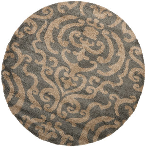 Safavieh Florida Shag Power Loomed Polypropylene Pile Shag Rug SG462-8013-4R