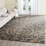 Safavieh Florida Shag Power Loomed Polypropylene Pile Shag Rug SG462-8013-4R