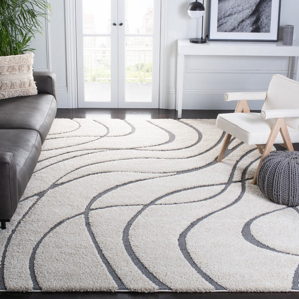 Safavieh Florida Shag 471 Power Loomed Polypropylene Pile Shag Rug SG471-1180-8SQ