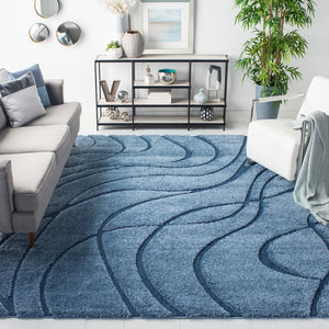 Safavieh Florida Shag 471 Power Loomed Polypropylene Pile Shag Rug SG471-6065-8SQ