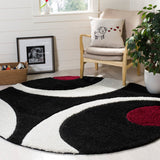 Safavieh Florida Shag 474 Power Loomed Polypropylene Pile Shag Rug SG474-9012-4R