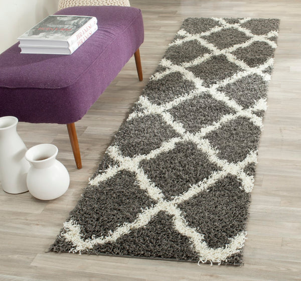 Safavieh Dallas Shag 257 Flat Weave Polypropylene Shag & Flokati Rug SGD257A-8SQ