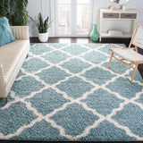 Safavieh Dallas Shag 257 Flat Weave Polypropylene Shag & Flokati Rug SGD257C-24