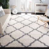 Safavieh Dallas Shag 257 Flat Weave Polypropylene Shag & Flokati Rug SGD257F-8SQ