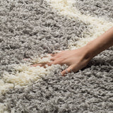 Safavieh Dallas Shag 257 Flat Weave Polypropylene Shag & Flokati Rug SGD257G-4